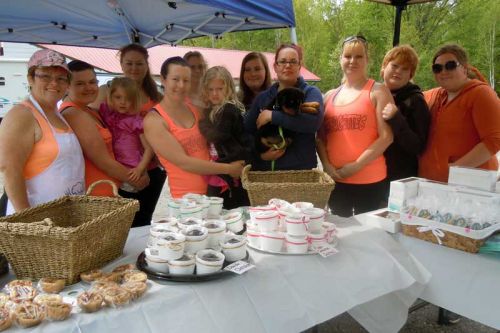 The Dirtbagettes were fundraising in Sharbot Lake on May 16 for the Ottawa Regional Cancer Foundation and will be taking part in Ottawa's Mud Hero run on June 6.